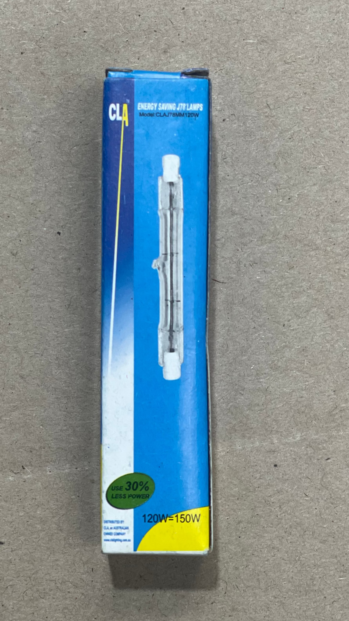 CLA J78MM 120W β 120W Linear Halogen Lamp, R7s Base (78mm)
