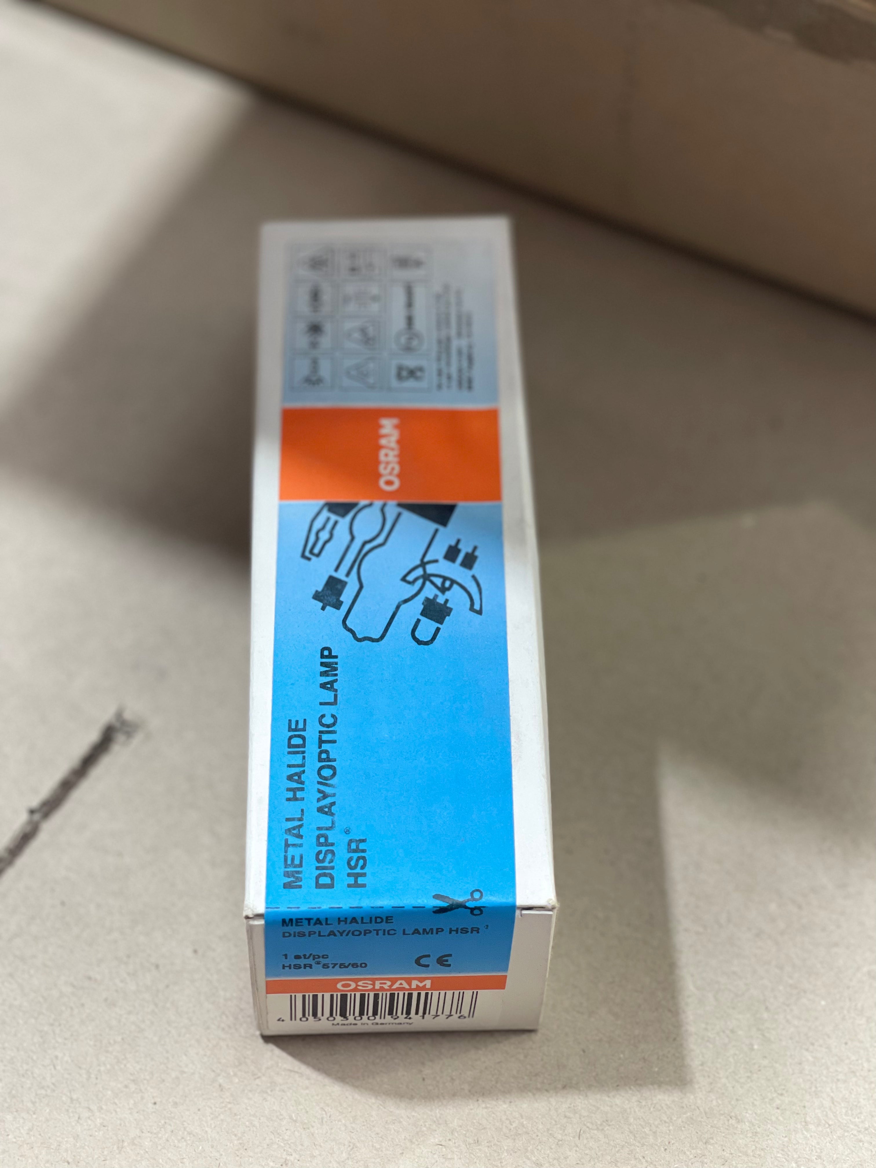 OSRAM HSR 575/60 – 575W Metal Halide Lamp | GY9.5 Base | 6000K Daylight