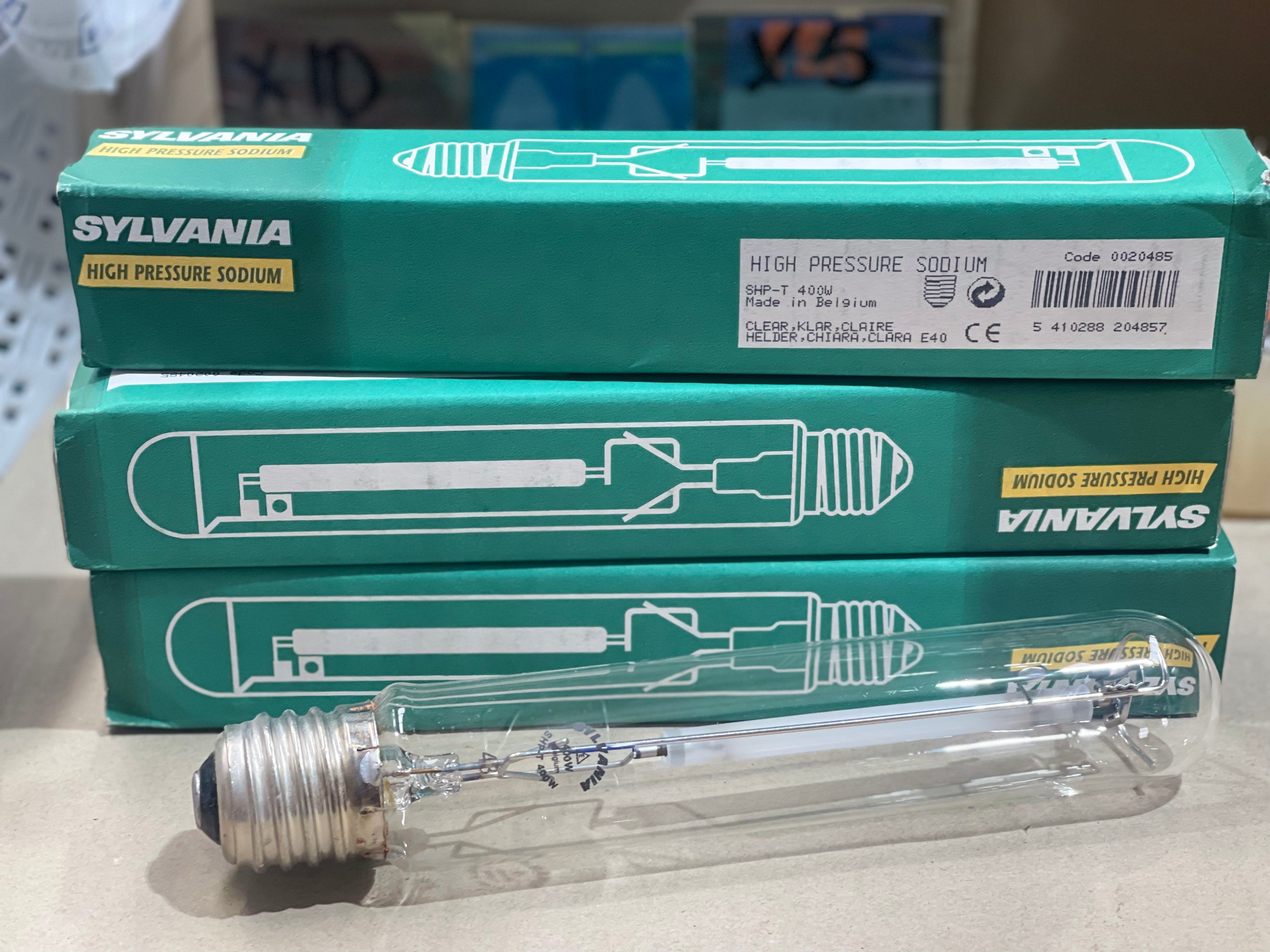 Sylvania SHP-T 400W – High Pressure Sodium Lamp (HPS) -unit single