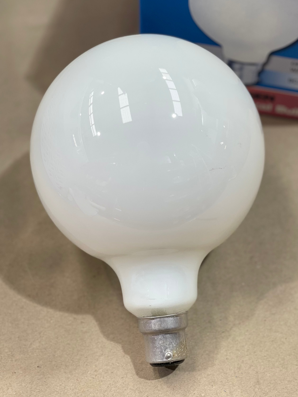 Crompton G125 70W – Warm White Opal Globe, BC/B22 Base