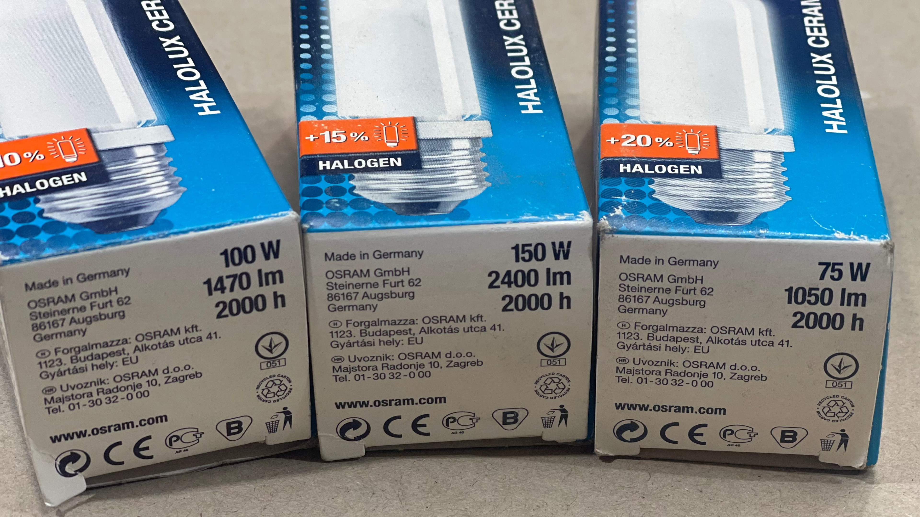 OSRAM HALOLUX Ceram Bulbs (Mixed Wattages) – E27 Base