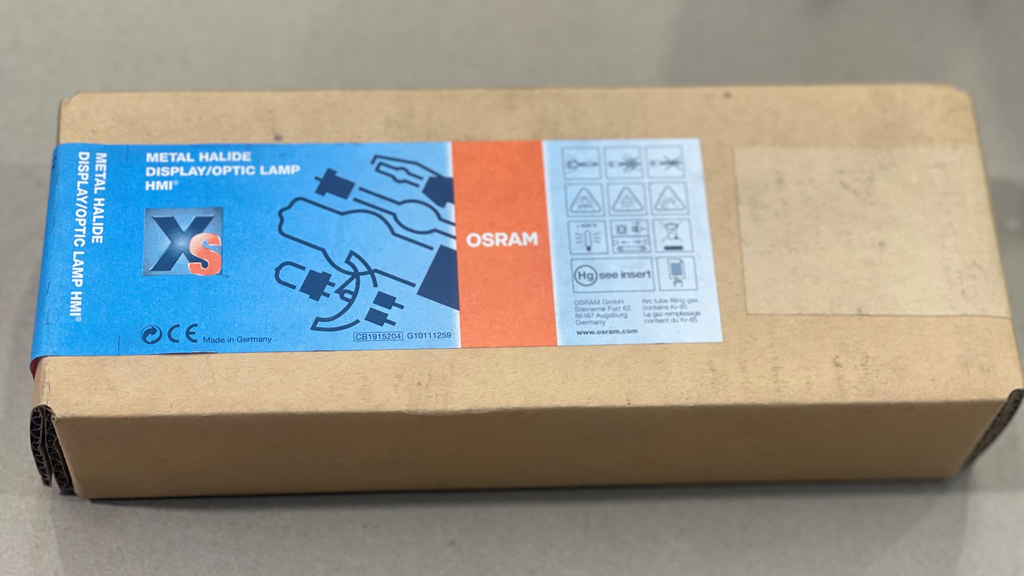 OSRAM HMI 1200W/S Metal Halide Lamp – G38 Base | 6000K Daylight