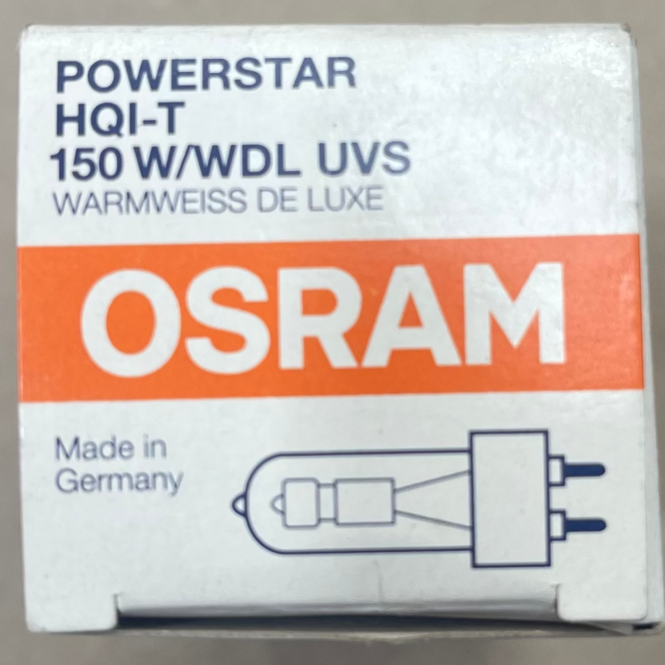 OSRAM POWERSTAR HQI-T 150W WDL UVS