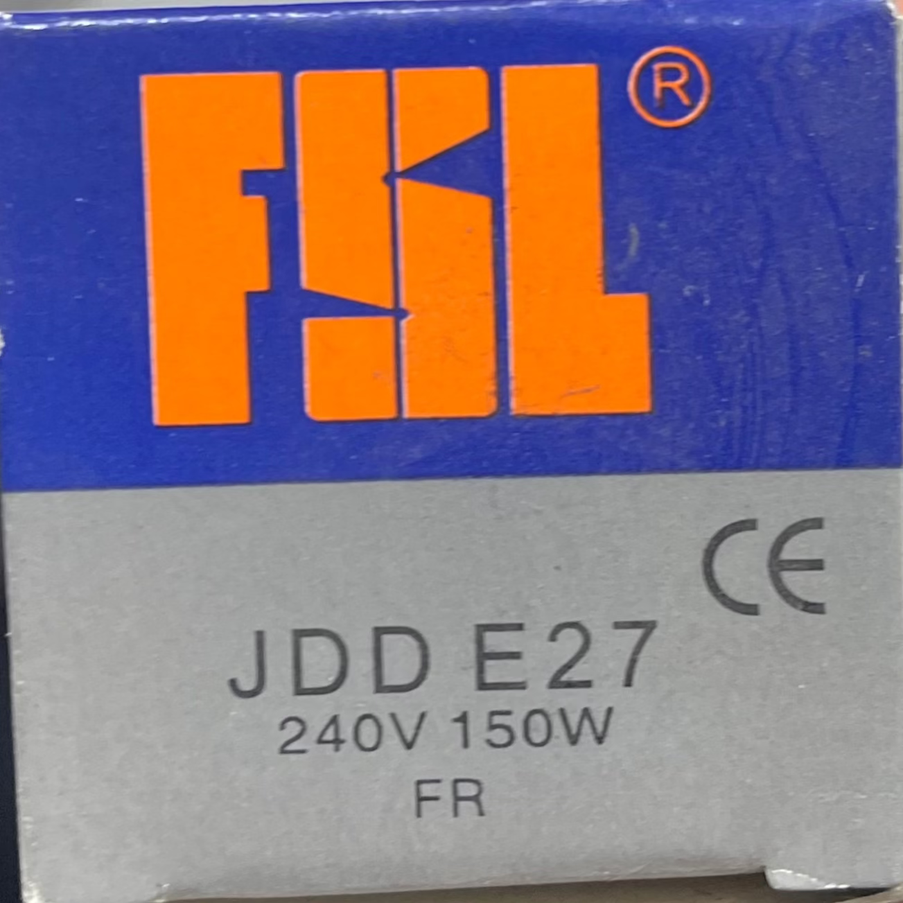 FSL JDD 150W E27 Halogen Bulb – Frosted Tubular