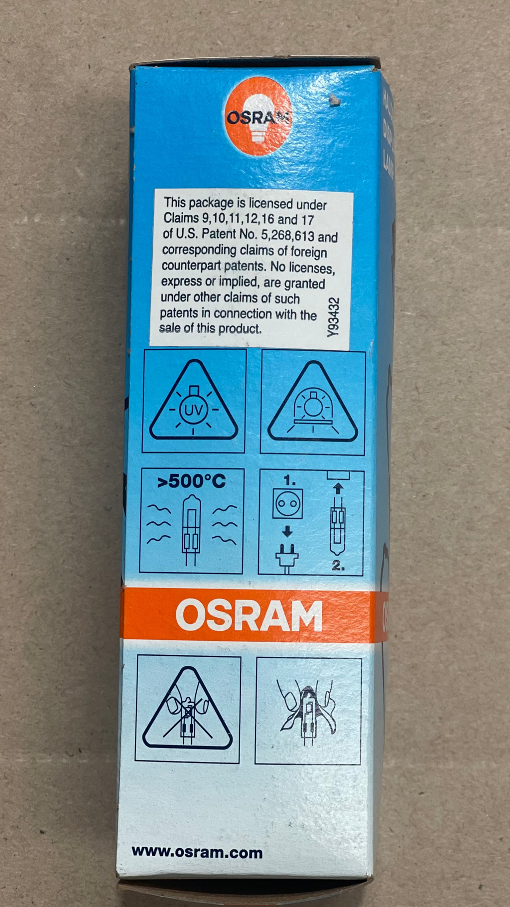 OSRAM HPL 575W – 240V G9.5 Halogen Lamp | 3200K