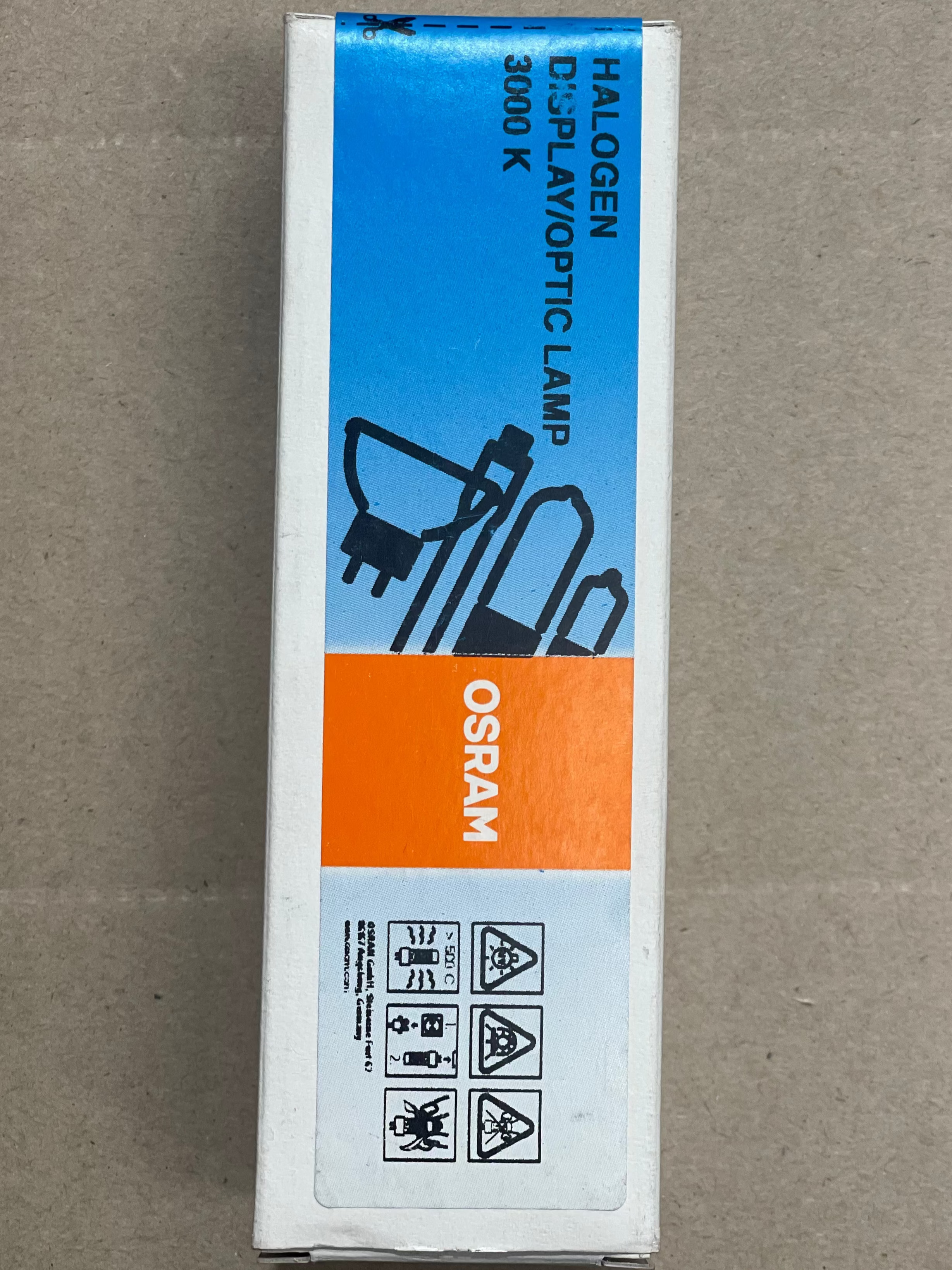 OSRAM 64718 T/27 – 650W Halogen Lamp | GY9.5 Base | 3000K
