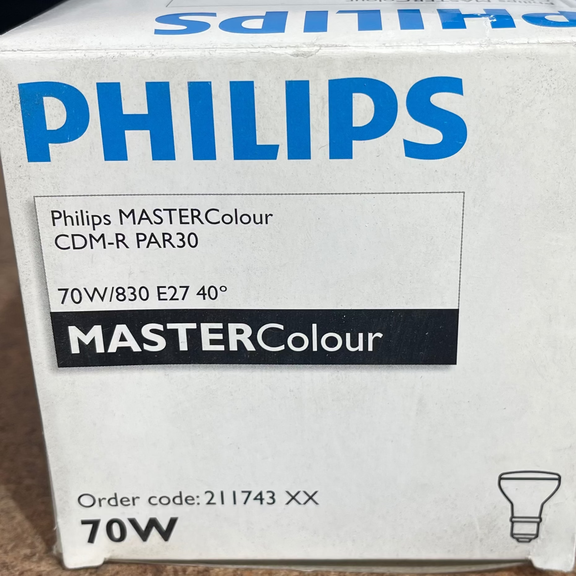Philips MASTERColour CDM-R PAR30 70W/830 E27 – 40° Beam Angle